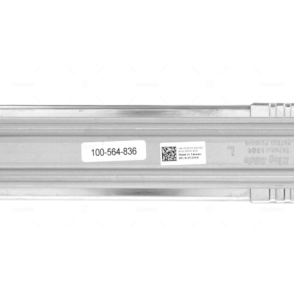 T2FFD DELL B13 STAB-IN STATIC 2U RAILS FOR R520 R530 R540 R720 R730 R740 R750 R820 R830 R7415 R7425 R7515 R7525 7920 6VDCT 100-564-836